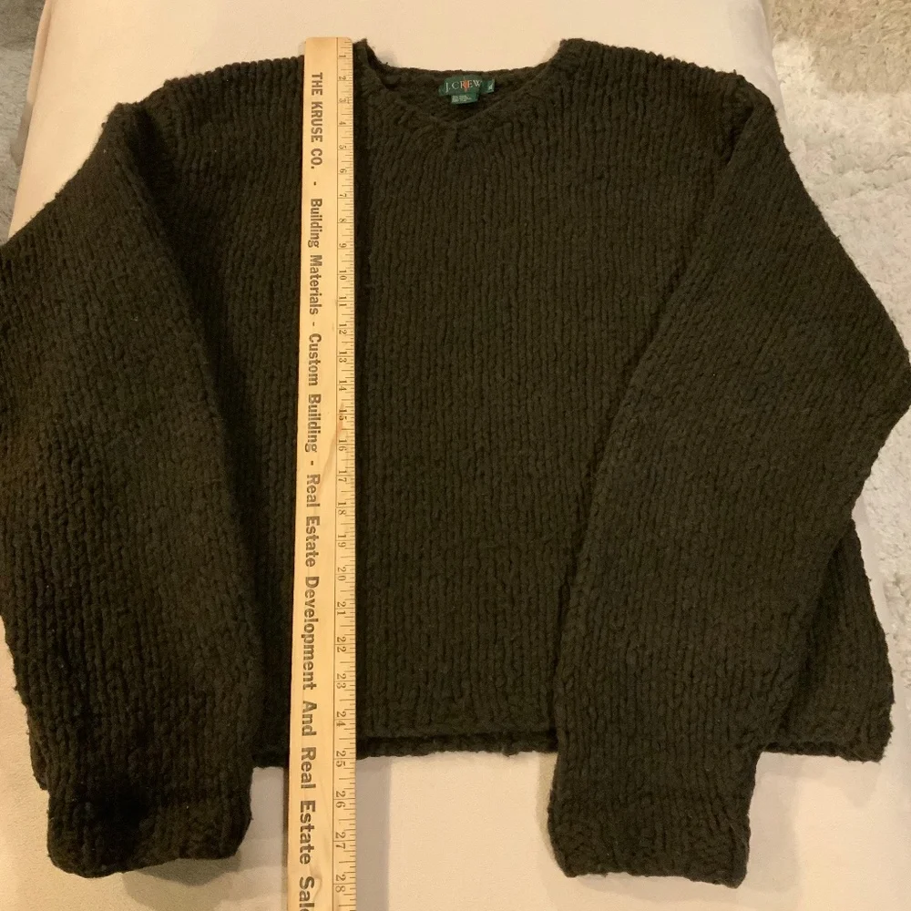 JCrew Brown XL Knit Sweater Quality Scandi Coastal Grandpa Normcore Y2K